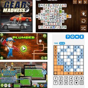 Inflight entertainment games available during flight thanks to our partner Gladi8tor